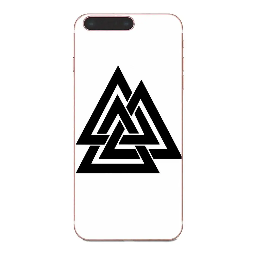 Viking Warrior Valknut Odin логотип для Sony Xperia Z Z1 Z2 Z3 Z4 Z5 compact Mini M2 M4 M5 T3 E3 E5 XA XA1 XZ