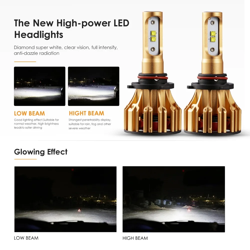 Oslamp 9005 HB3 9006 HB4 Hi lo луч светодиодный фары 70 Вт 7000LM авто 12v для BMW 325 740 750 Z3 M3 5 серии