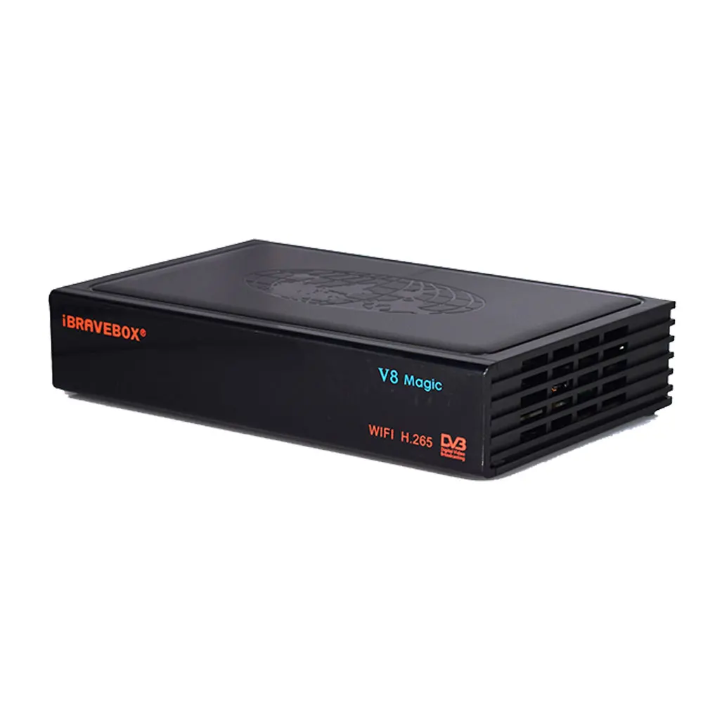 IBRAVEBOX V8 Magic встроенный wifi DVB-S2 спутниковый ресивер IPTV Stalker Xtream M3U box Поддержка 1 год Европейская 8 Clines Cam