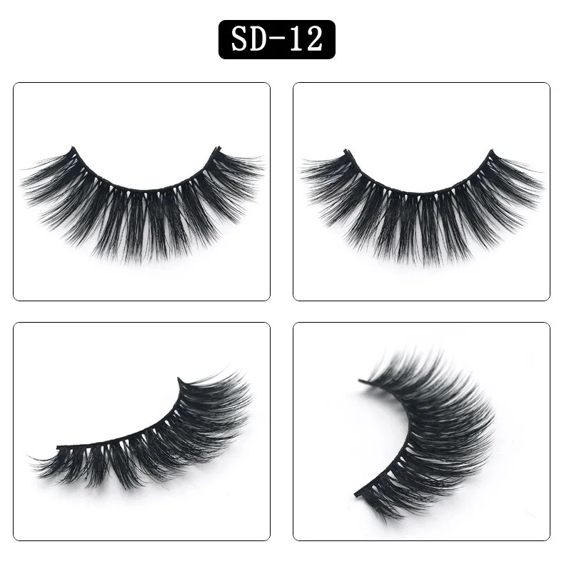 Clotobeauty 3d норковые ресницы накладные ресницы натуральные толстые длинные объемные ресницы тонкие Накладные ресницы макияж расширение-SD