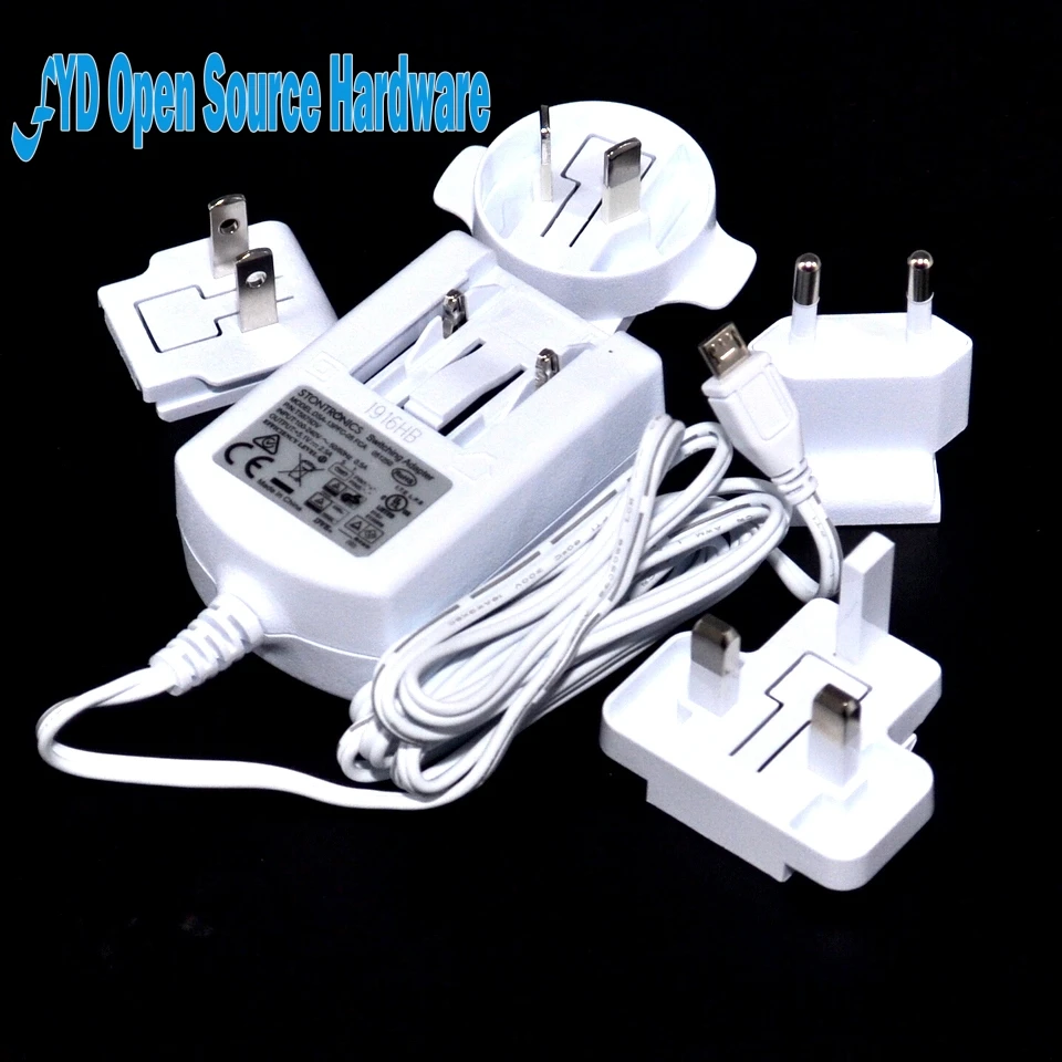 5 1 В 2.5A Raspberry Pi 3 Официальный адаптер питания ЕС США Великобритания AU Сменное