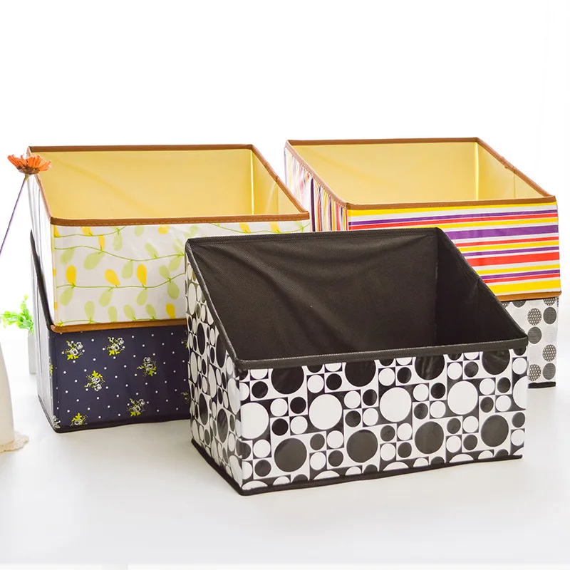 Складной тканевый книжный шкаф книжная коробка для хранения журналов Канцтовары