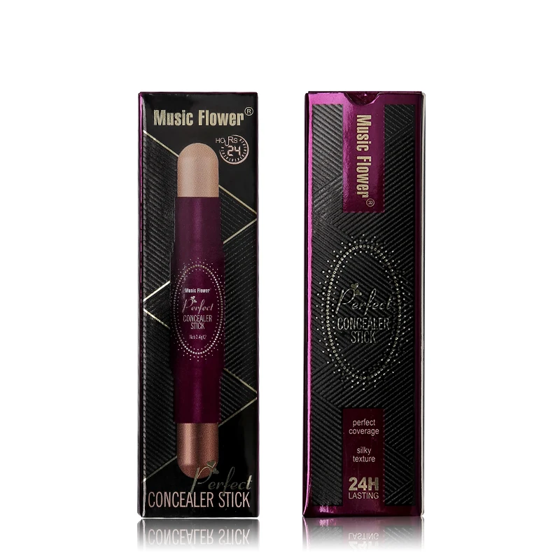 Двухсторонний консилер с цветочным рисунком карандаш для лица блестящая