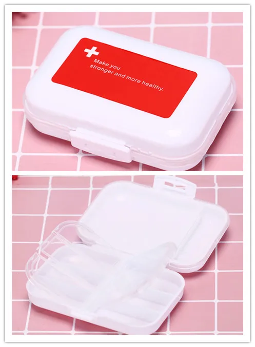 Портативный 7 дней Контейнер для лекарств пустые держатели таблеток мини