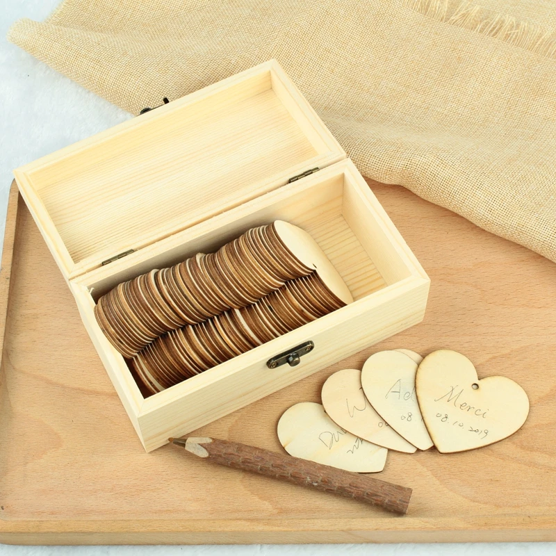 Индивидуальная Свадебная Гостевая книга с сердечками на заказ имя и дата