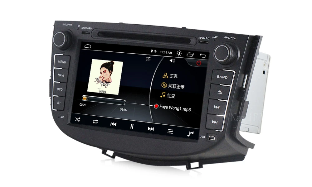 NaviFly Android 8,1 Автомагнитола gps для Lifan X60 с dvd Мультимедиа Стерео плеером 8 дюймов 2 din головное устройство 1080P HD 2 Din wifi FM