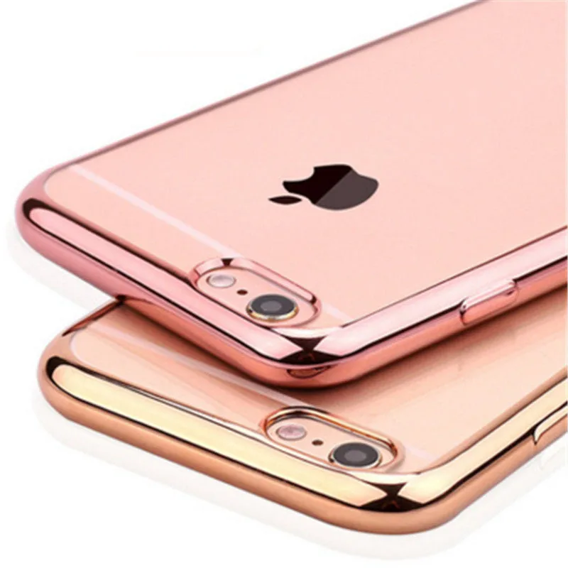 Ультра тонкий Покрытие Кристалл Прозрачный чехол для iPhone 6 S плюс 5 5S SE крышка Капа
