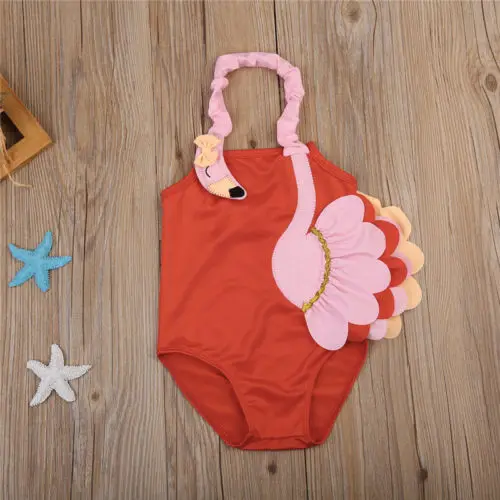 Детский цельный купальник без рукавов с 3d принтом птиц|one-piece suit|custom 3dcustom girl |