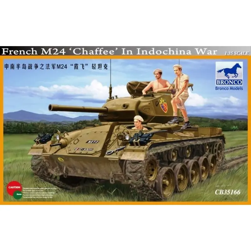 Бронко CB35166 1/35 французский M24 'Chaffee' в индокитайском военном модельном