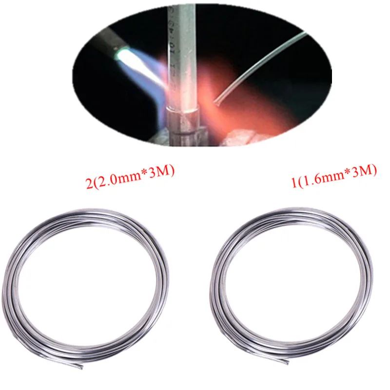 1 шт. новый медный алюминиевый провод 3 метра низкотемпературный сварочный