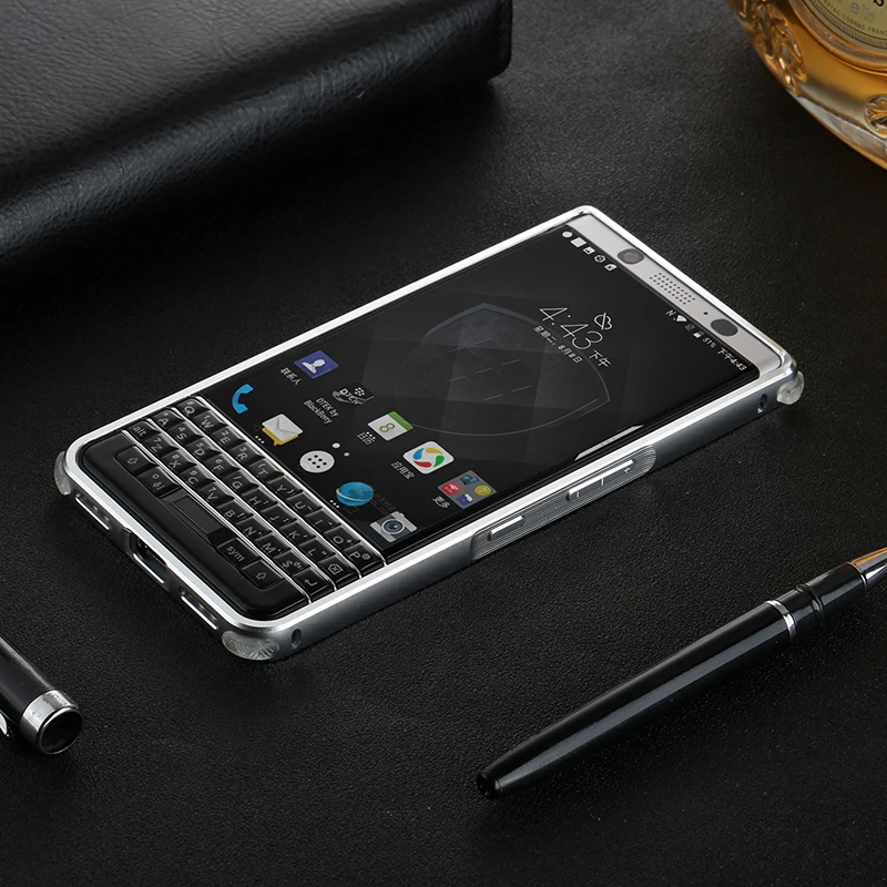 Keyone металлический чехол для Blackberry Keyone Алюминиевый металлический каркас Ударопрочный пластиковый карбоновый чехол для телефона задняя крышка Coque