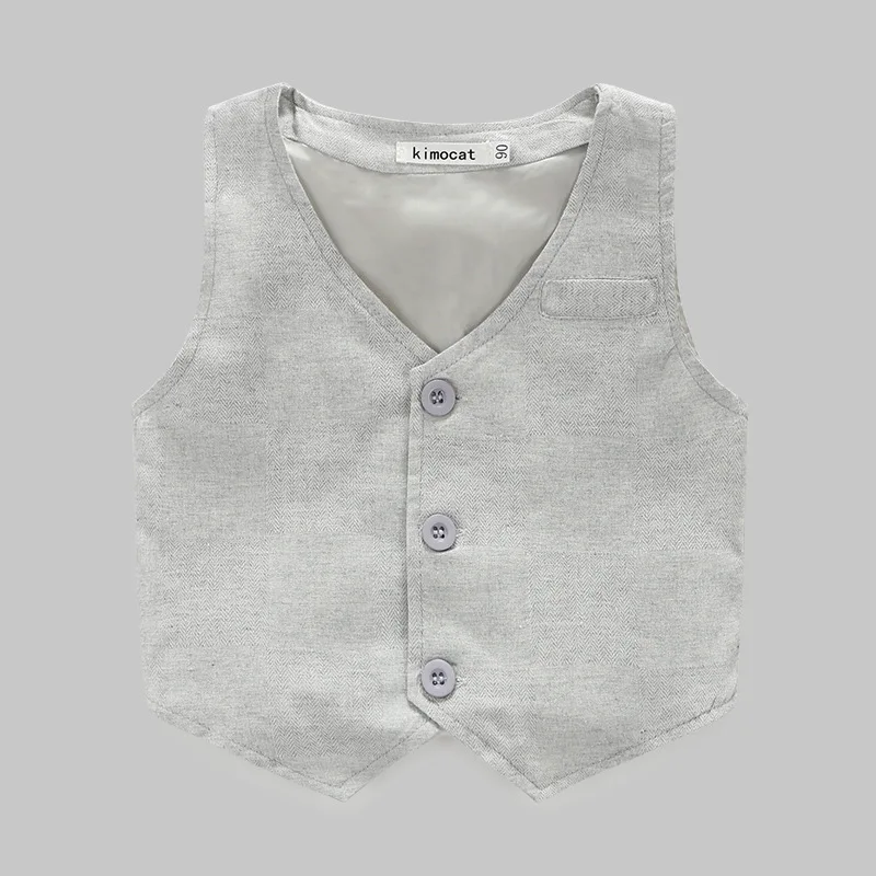 Spring Boy's clothing sets brand autumn baby suit 100%cotton long-sleeve shirts+vest+trousers children 3pcs set 220842 | Детская