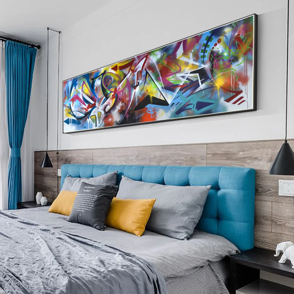 

Abstract Wall Graffiti Art Canvas Paintings Modern Pop Art Line Canvas Prints Posters And Prints Colorful Pictures Wall Decor