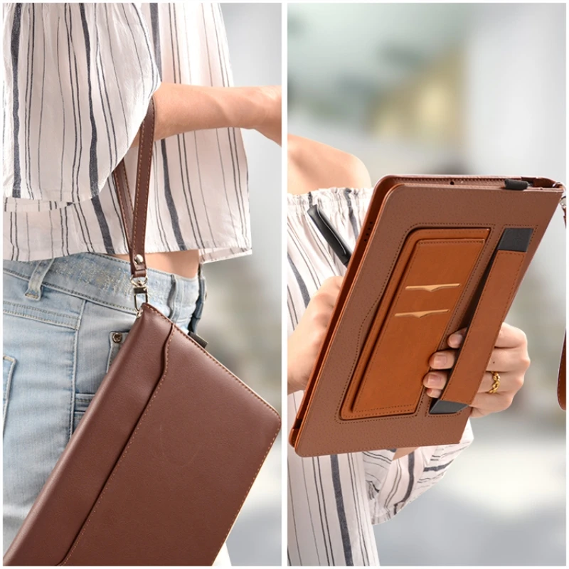 Для новых 2019 iPad mini 5 7 9 дюйма чехол из искусственной кожи Hand Holder Case для mini5 &quotанти