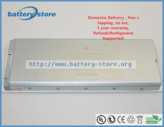 Бесплатная доставка 55 Вт Подлинная батарея A1185 MA566G/A для APPLE MacBook 13 MA699 MB063B/A