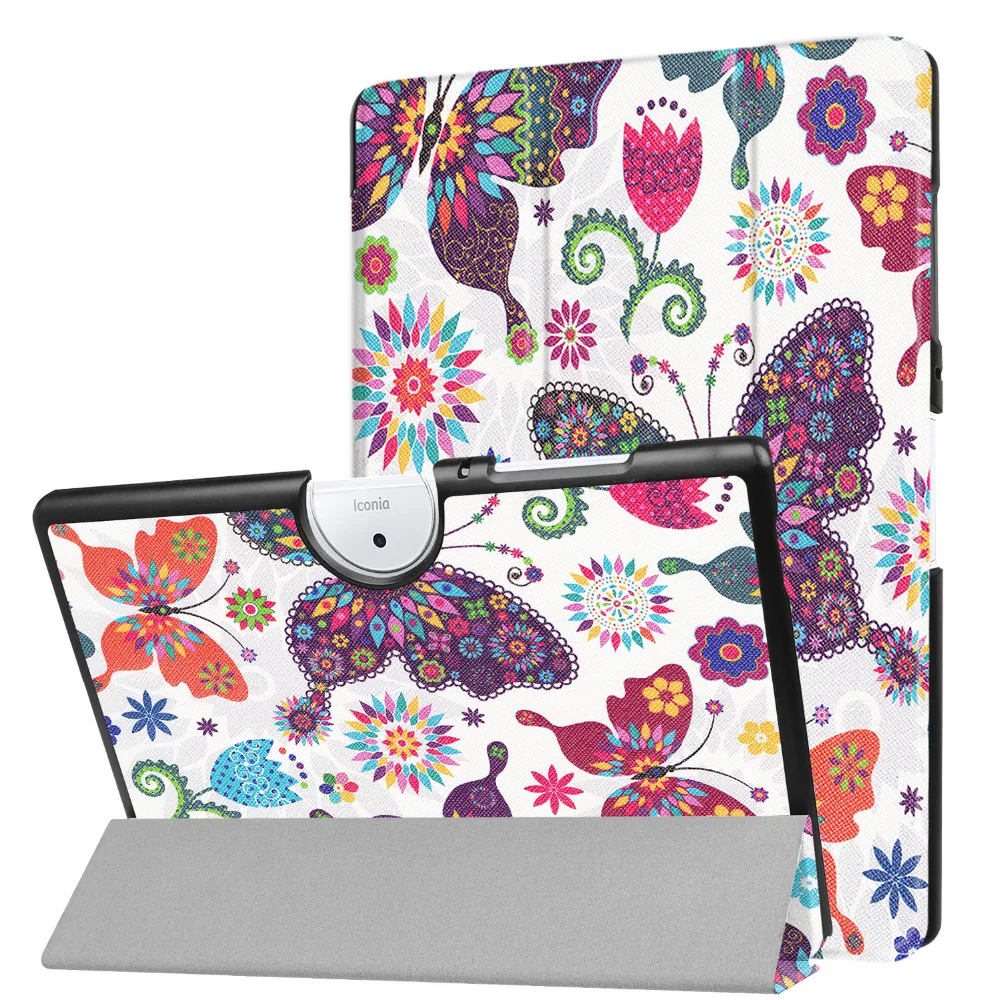 Ультратонкий защитный чехол из искусственной кожи с магнитной подставкой для