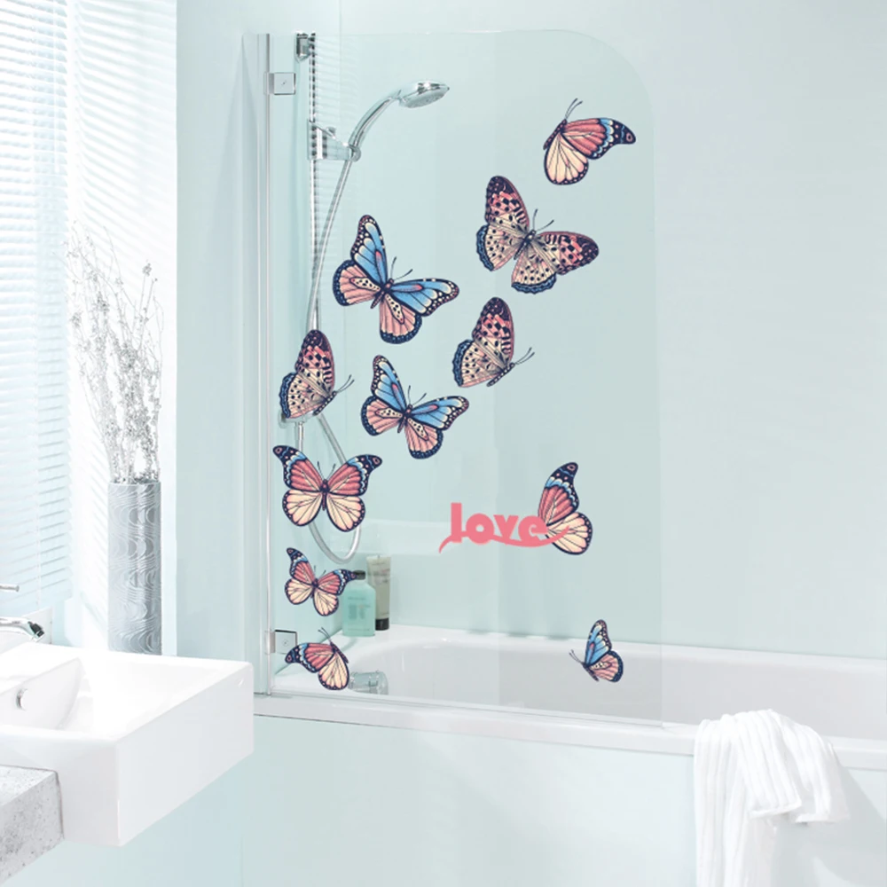 DICOR бренд стикер на стену бабочка любовь для ремонта мебели украшения Garderobe ПВХ съемные обои наклейка