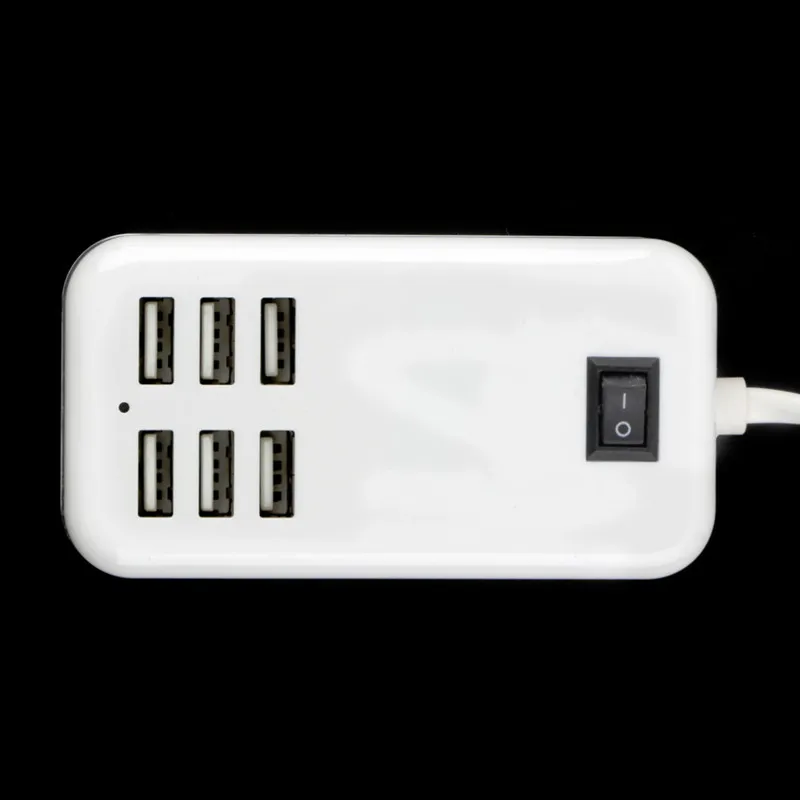 5 В/3 А 6 портов быстрое USB зарядное устройство настенное зарядное устройство Быстрая Зарядка адаптер зарядное устройство EU/US Разъем для iPad iphone Xiaomi все зарядное устройство для смартфонов