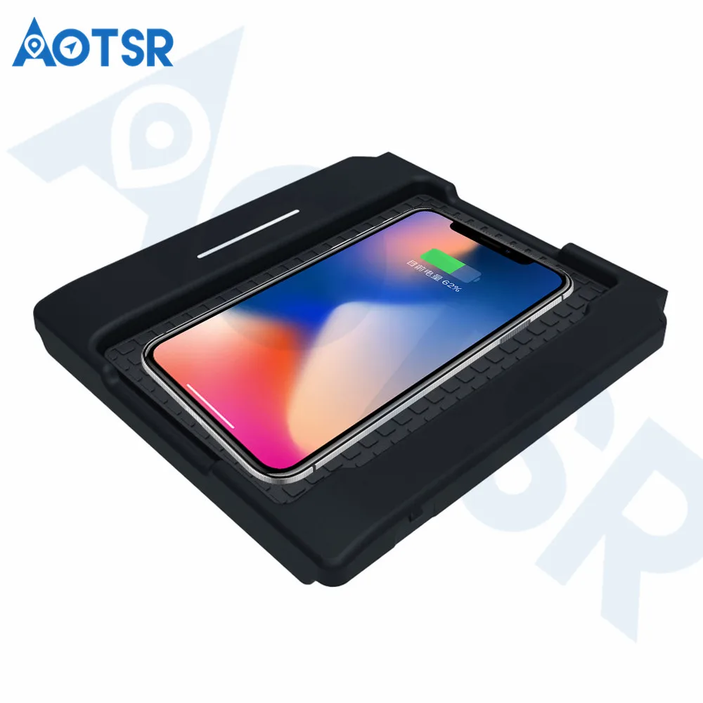 Aotsr Wireless car charger for Lexus NX 2015 2016 2017 Intelligent Infrared Fast Wirless Charging Car Phone/Sumsang/Nokia/LG |