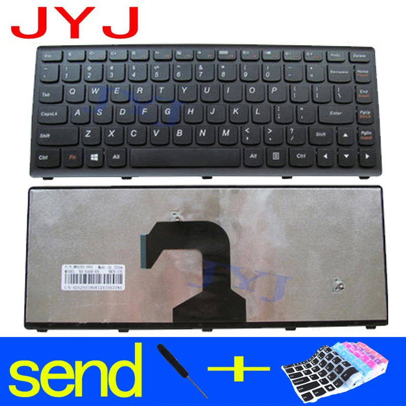 

NEW Laptop keyboard For Lenovo Ideapad S300 S400 S405 S400T S400u Send a transparent protective film