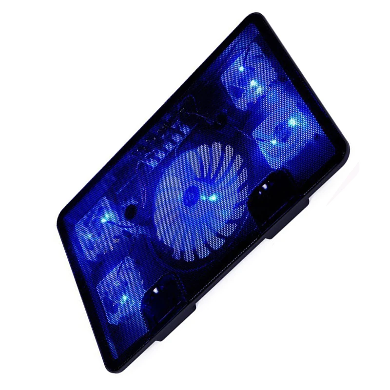Подставка Кулер для ноутбука 14/15 6/17 Дюймов 5 вентиляторов 2 USB порта|cooling fan|fan coolingfan