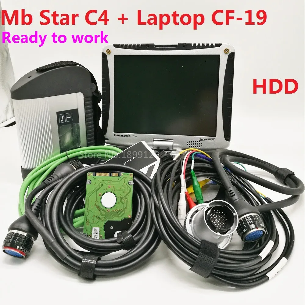 Высочайшее Качество mb star c4 SD Подключение c4 с новейшим программным обеспечением V2019.09 включает vediamo 05,01+ DTS диагностический сканер для автомобилей