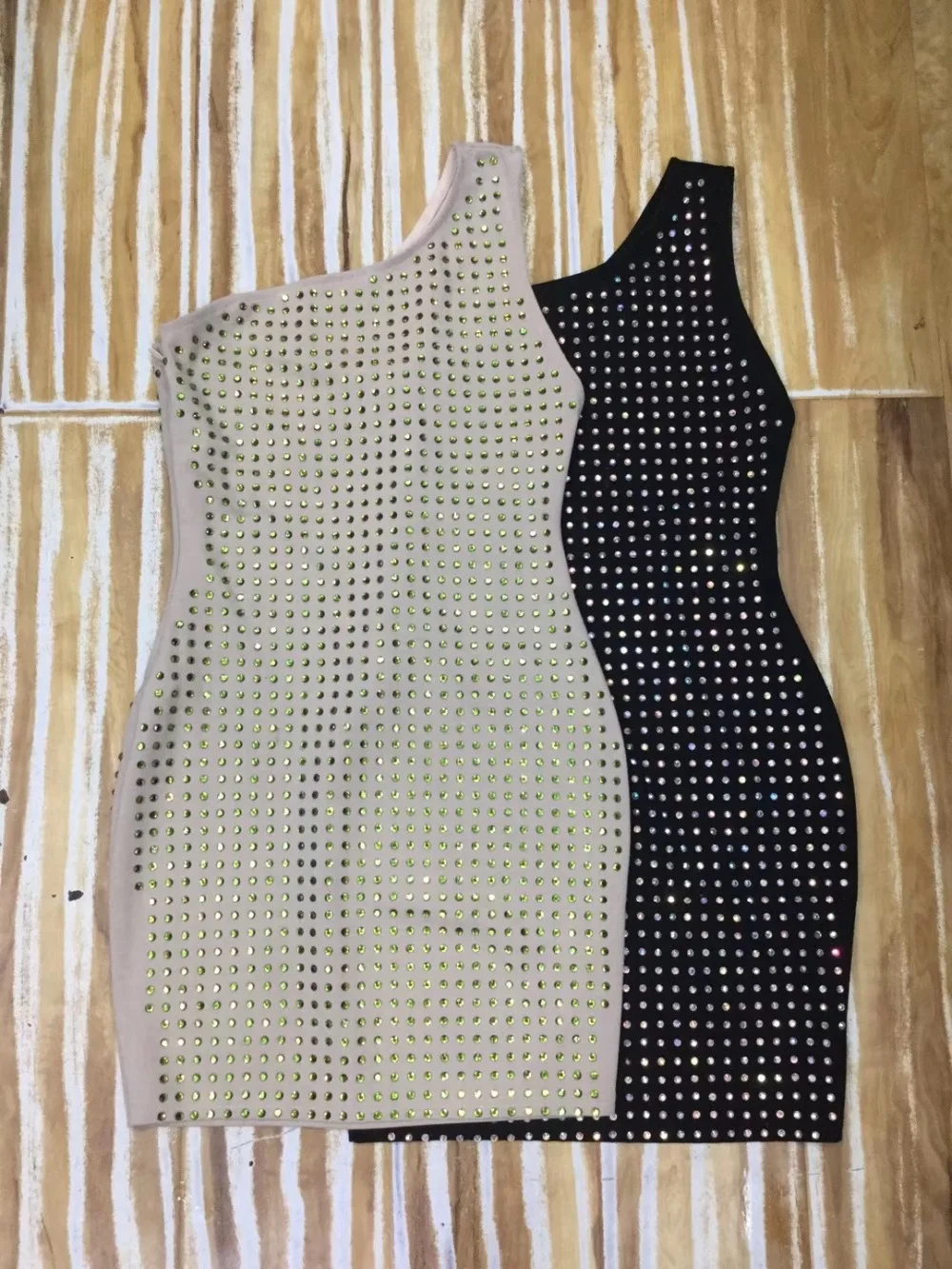 Женское вечернее мини-платье Шикарное облегающее платье цвета хаки без рукавов