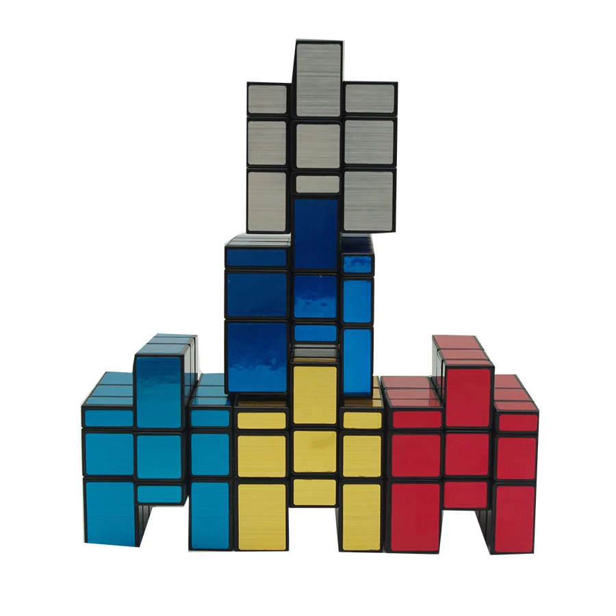 2019 YUXIN зеркальный волшебный куб 3x3x3 профессиональный с глянцевым покрытием