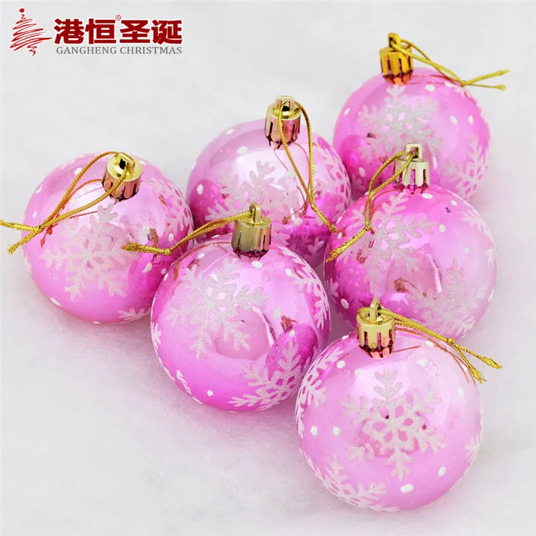 6 шт. подвесные шары для рождественской елки диаметром см украшения рисования в