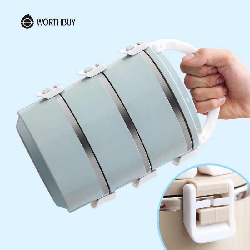 WORTHBUY японский 304 Нержавеющая сталь обед коробок для Кулинария детей контейнер
