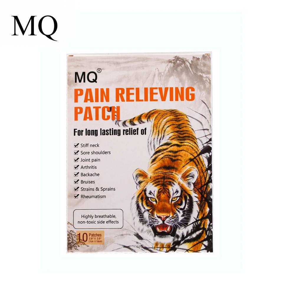 MQ 10 шт./лот Тигр платырь от боли в китайской медицины травы бальзам Пластырь спине