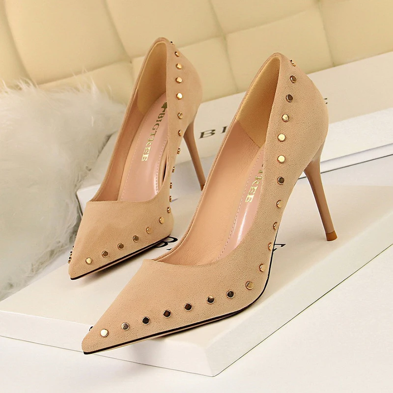 Женская обувь на высоком каблуке с шипами chaussure femme talon tacones altos mujer пикантные