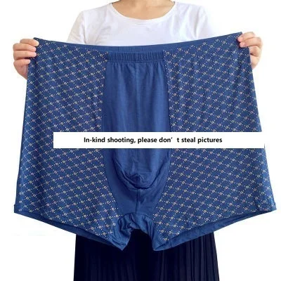 picture color Мужские боксеры, большие размеры, 11XL, 9XL, бамбуковое волокно, нижнее белье, боксеры, шорты, большой размер, эластичные, Calzoncillos, свободные трусы - Цвет: picture color