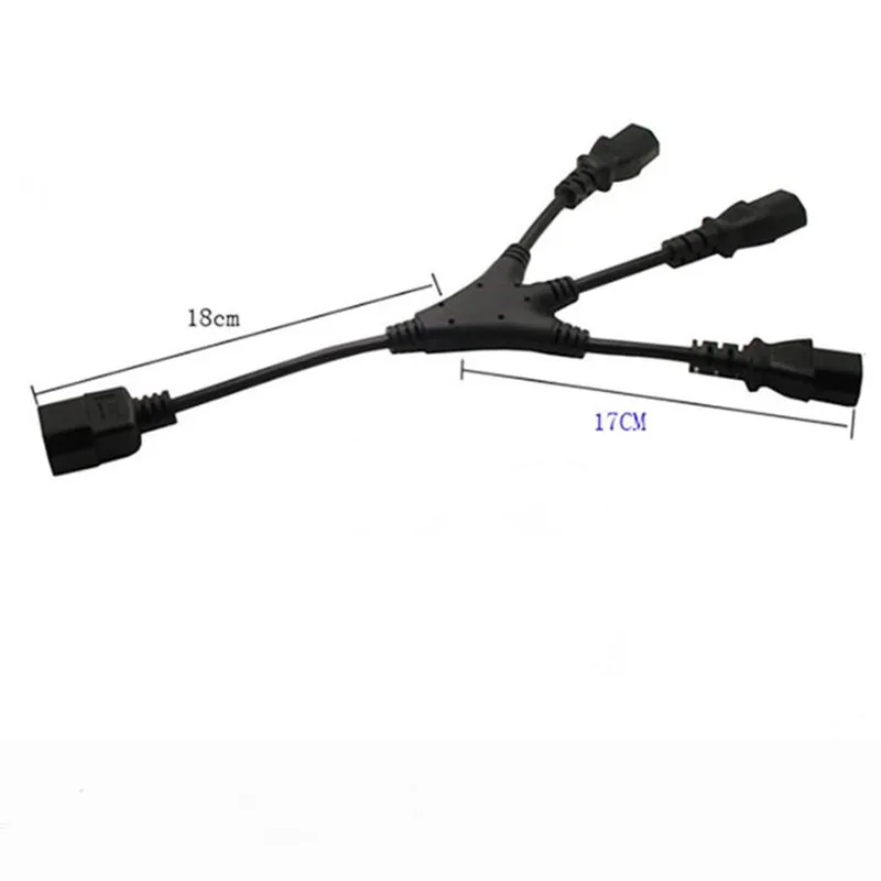 LBSC IEC 320 C14 папа 3 x C13 Женский Y кабель питания сплиттера 1ft | Электроника