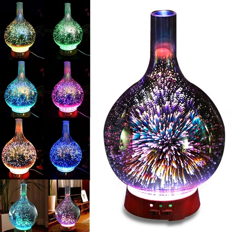 2019 New Fashion LED Light Essential Oil Mist Humidifier Ultrasonic Aroma Diffuser Aromatherapy | Освещение