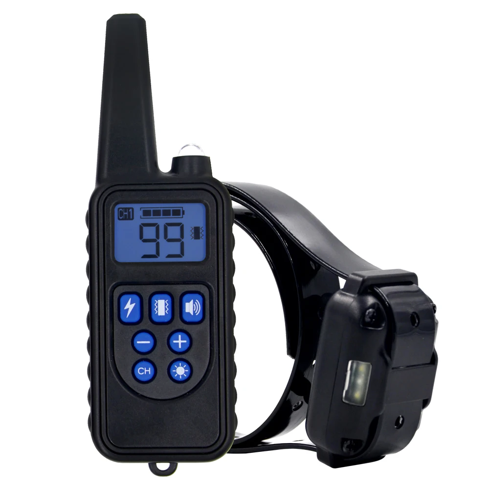 

Wodondog 433MHz Remote Dog Training Collar Electronic Vibration Shock Collars Rechargeable IP67 Waterproof LCD Display Trainer