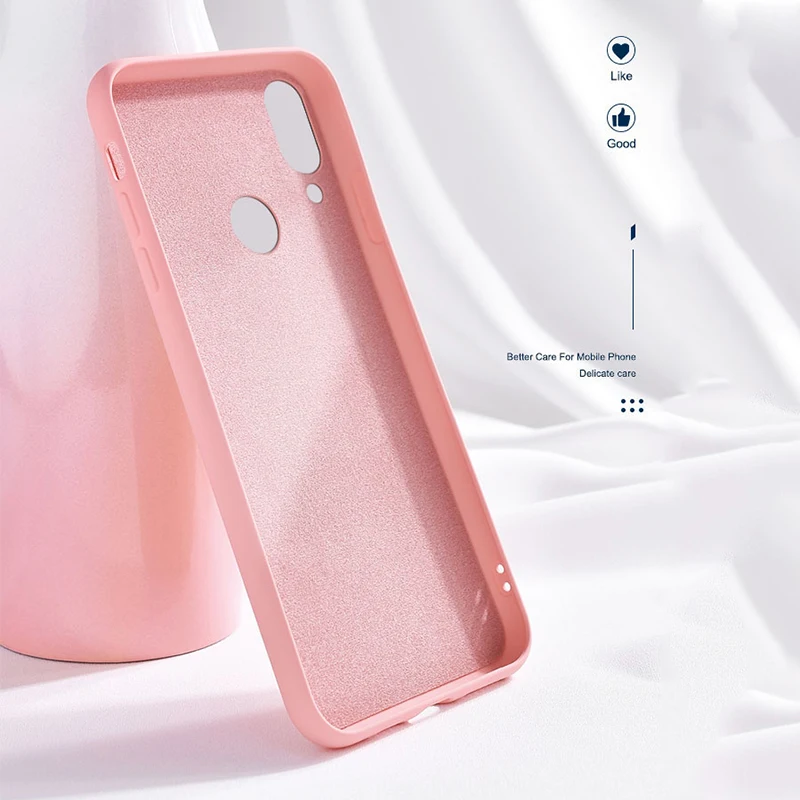 Жидкий силиконовый чехол для Huawei P30 P20 Pro P10 Plus Mate 20 Lite 9 10 honor V10 V20 роскошный