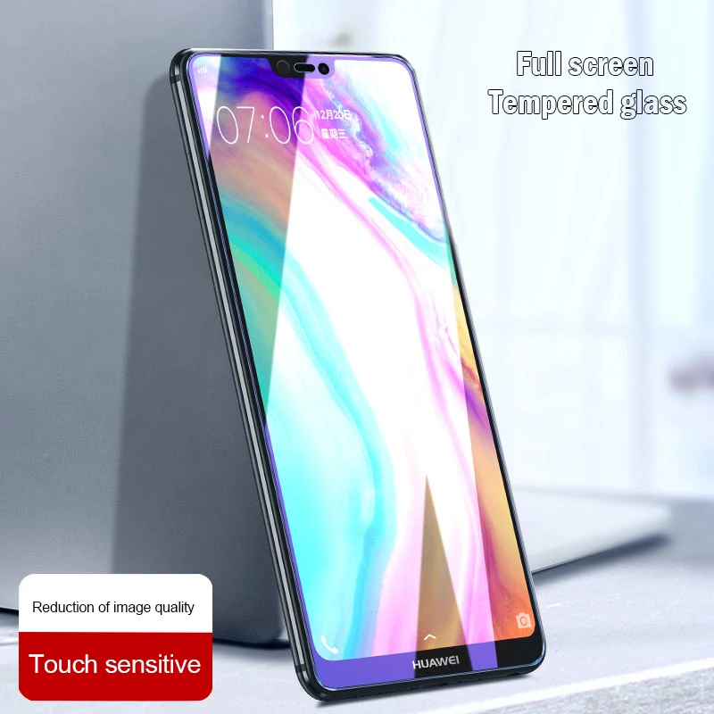 Закаленное стекло HUKU 9H с полным покрытием для Huawei P20 Pro Lite Защита экрана
