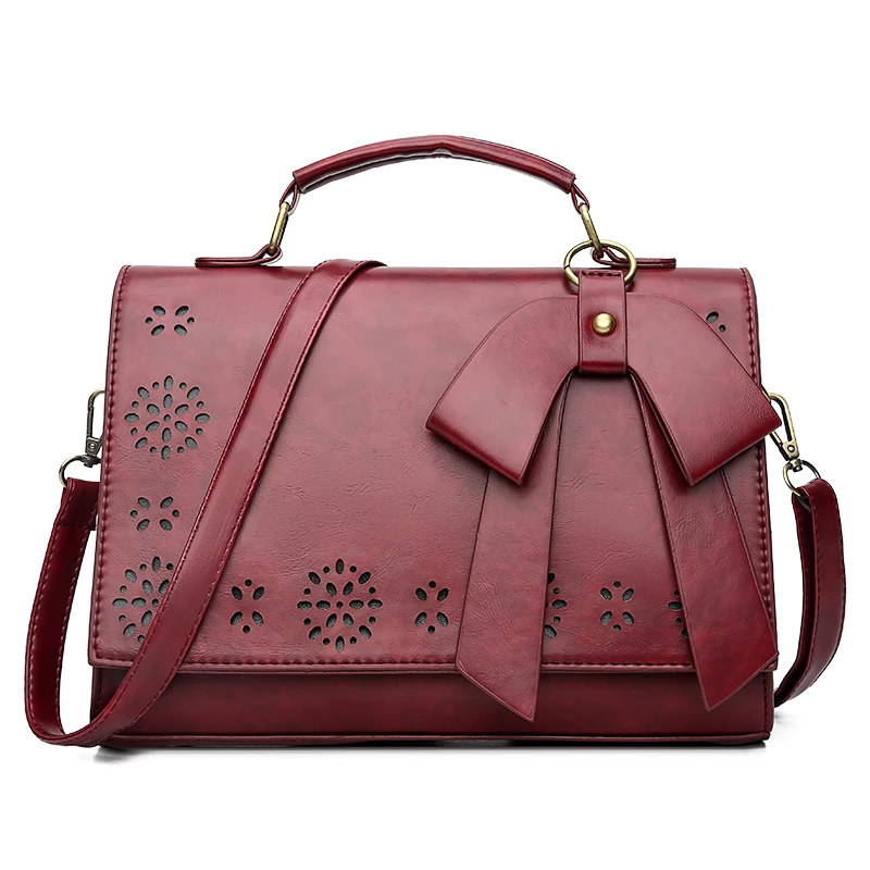 Pahajim корейский женский мешок ретро сумка с бантом женская Прямая поставка|Сумки