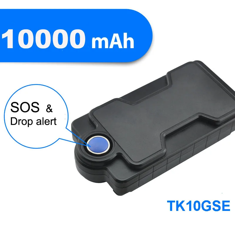 TK10GSE магнит портативный автомобиль 3g gps трекер Google карта локатор 10000 мАч бесплатное приложение для IOS Android платформа в реальном времени трекер положения