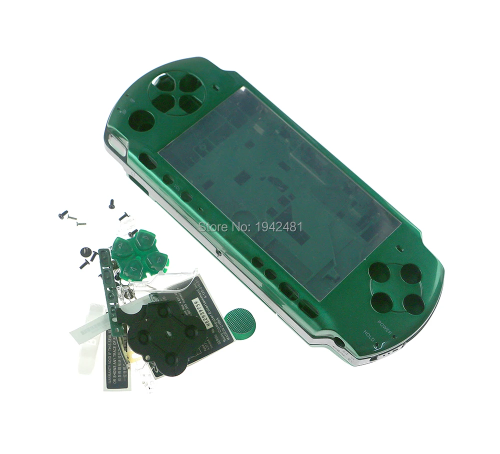 

3pcs/lot 6 colors available shell Game Console replacement full housing cover case with buttons kit For PSP3000 PSP 3000
