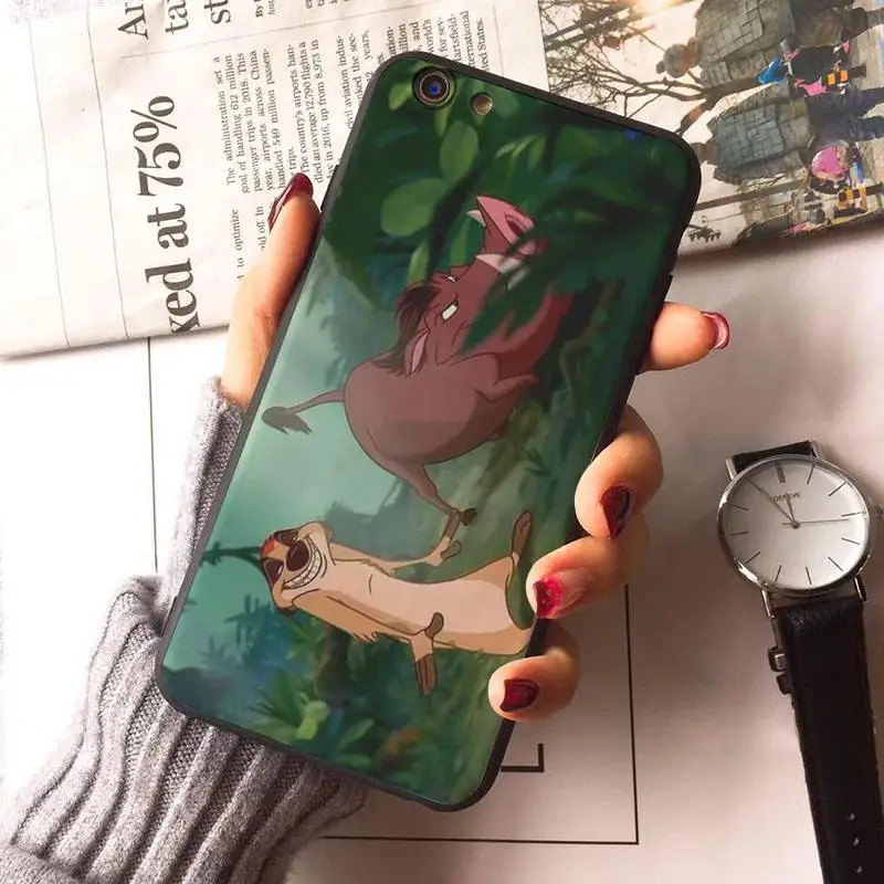 MaiYaCa Король Лев чехол для iphone X XR XS Max 8 8plus 7 7plus Аксессуары для сотовых телефонов для iphone 6s 6s Plus 6 6plus 5S
