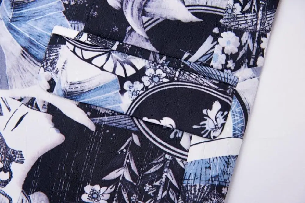 Мужские трендовые костюмы с принтом облегающее пальто индивидуальным дизайном