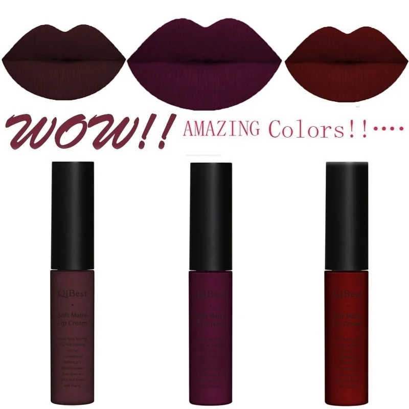 Водостойкая Матовая жидкая губная помада с увлажняющим действием гладкая Помада