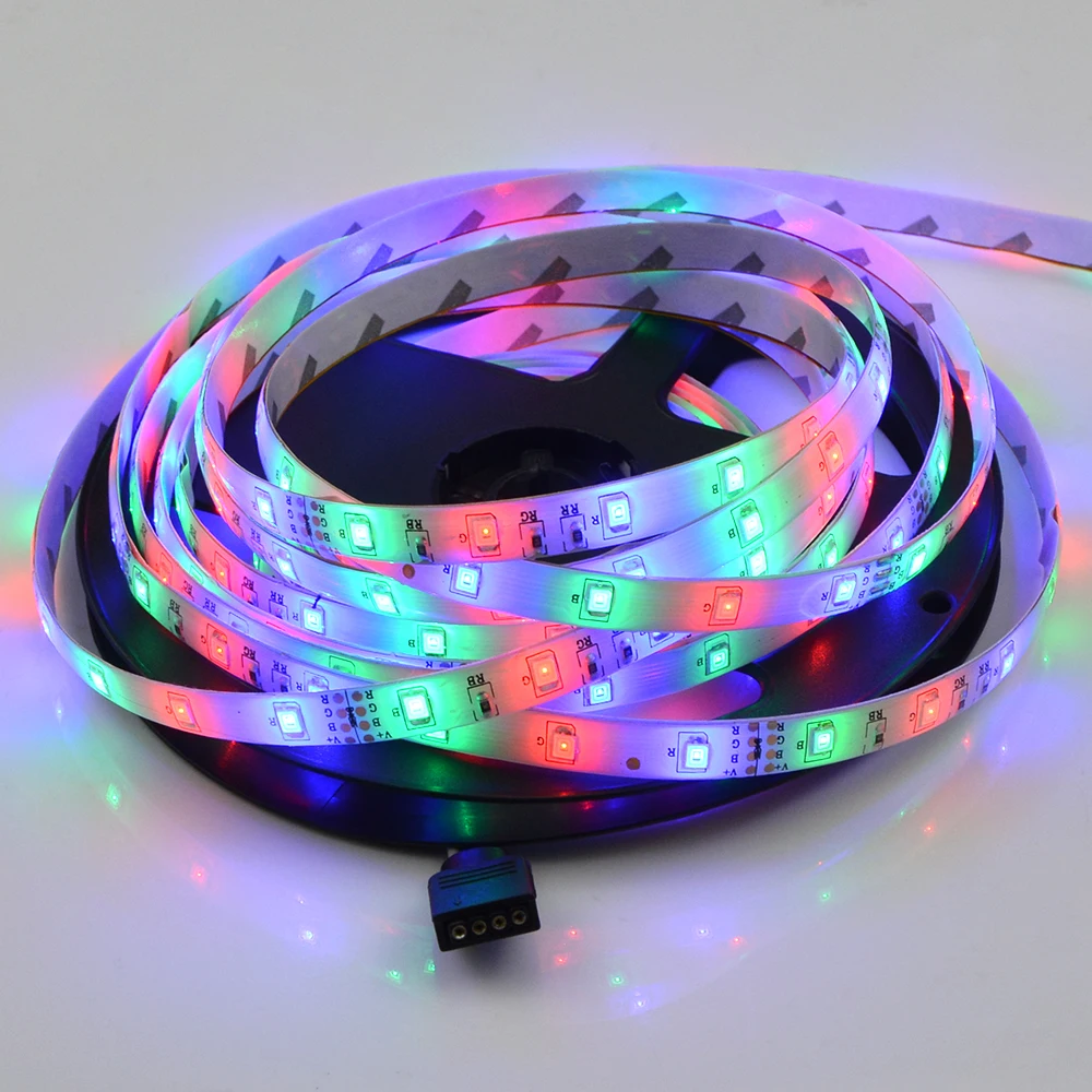 Светодиодная лента водонепроницаемая 5 м 2835/3528 SMD 12 в пост. Тока 60 светодиодов/м |