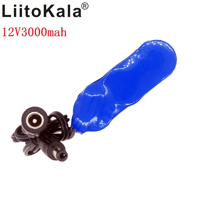 Liitokala 12V 3000mAh 3S1P литиевая батарея 18650 аккумуляторная батарея литиевая батарея режим ожидания монитор источник питания