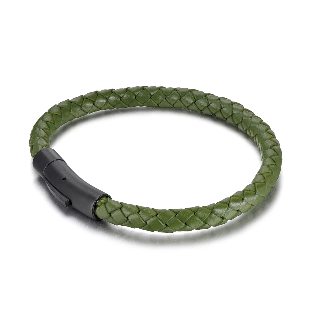 Винтажный Браслет JeeMango из нержавеющей стали с перьями подарок для мужчин кожаные