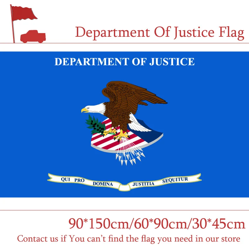 

3ftx5ft Department Of Justice Flag The United States 90*150cm 60*90cm 40*60cm Flying Flag 100d Polyester
