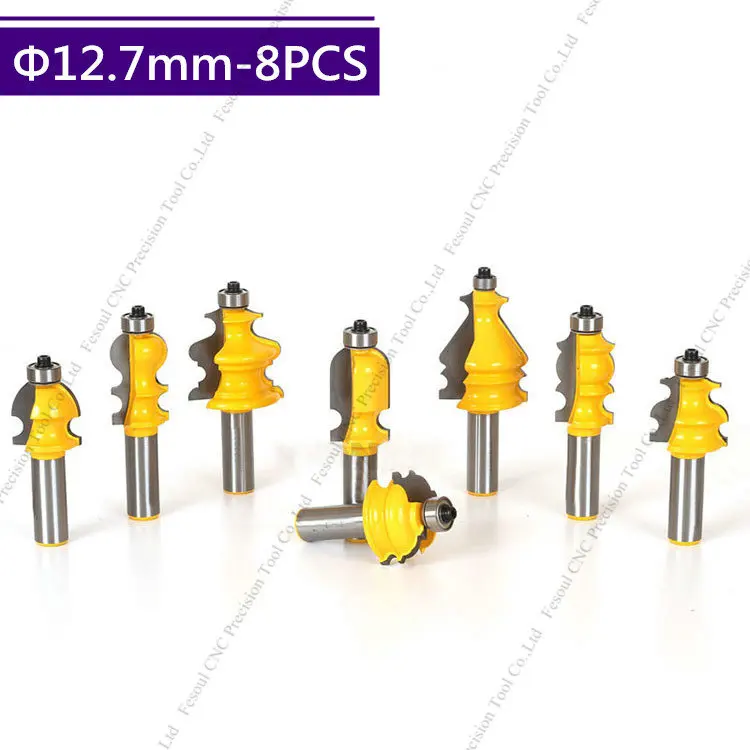 Хвостовик 12 7 мм 8 шт. твердосплавный фрезерный станок с ЧПУ деревообрабатывающий