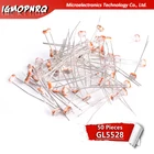 Фоточувствительный фоторезистор 5528 GL5528 5 мм LDR 50 шт., фотоэлектрический фоторезистор